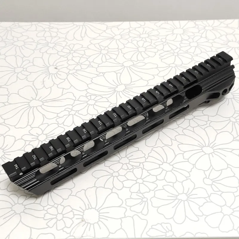 12 дюймов M4 M16 AR15 поплавок mlok Quad Rail Handguard Пикатинни со стальной бочкой гайка