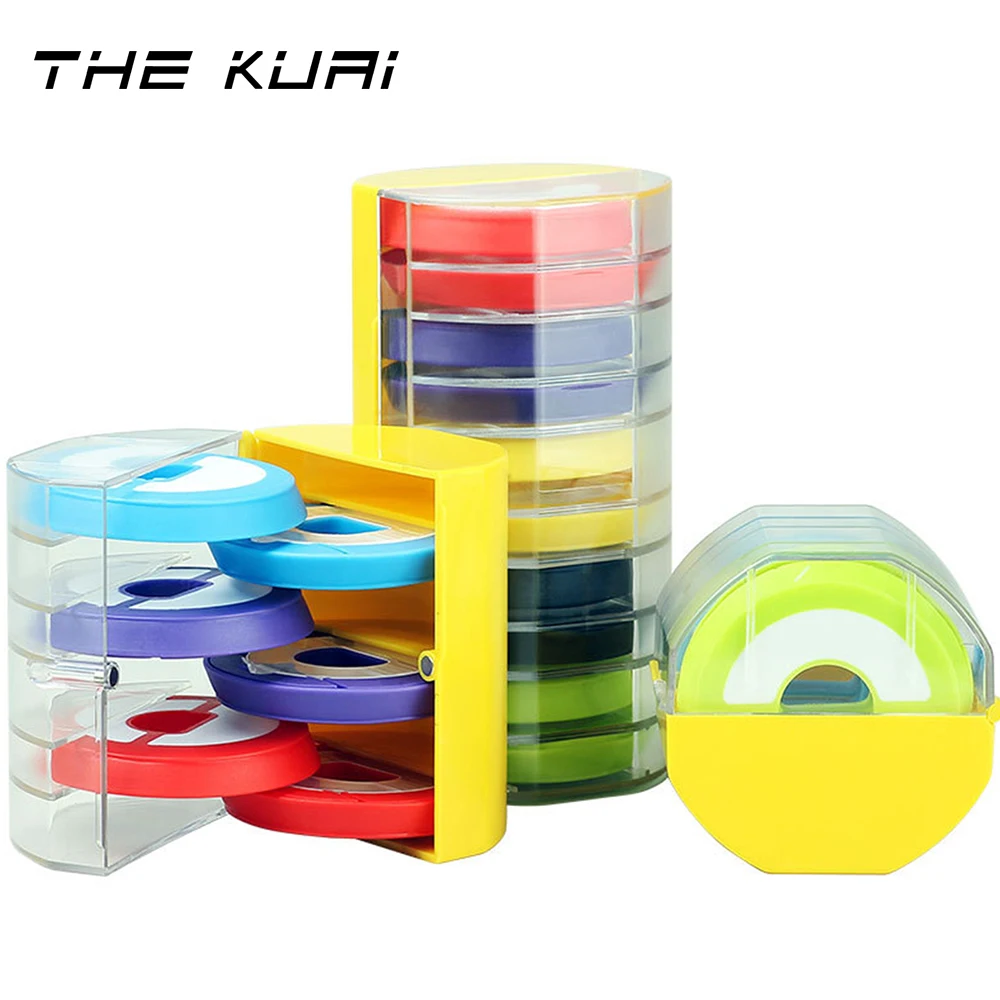 

THEKUAI Fishing Line Box 4/6/8/10 Axis Silicon Multifunction Fishing Tackle Box Removable Portable Winder Coil Wire Board