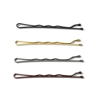 Épingles à cheveux pour femmes, 4 couleurs, 5cm, 50 pièces, pinces à cheveux bouclées, accessoires de coiffure 6