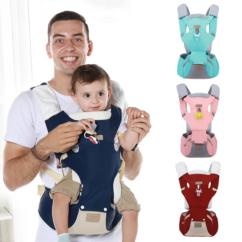 Кенгуру-кенгуру, эргономичный Регулируемый ремень, слинг для ребенка, удобный дышащий безопасный рюкзак для младенцев, аксессуары для малышей