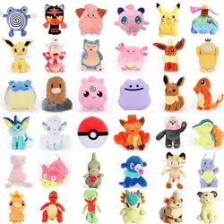 39 видов плюшевых игрушек Psyduck Squirtle Charmander Jigglypuff Bulbasaur Eevee Charizard Ditto Lapras карманное животное мягкая кукла подарок