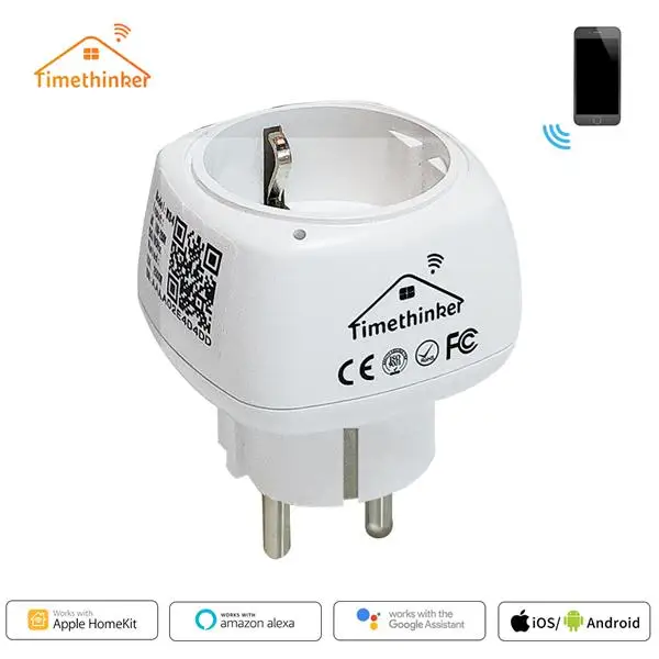 Wifi Socket Timethinker Tuya wifi мини-камера 1080P монитор ночного видения пульт дистанционного управления видео рекордер домашняя камера безопасности для Xiaomi 8 9 - Комплект: Wifi Socket