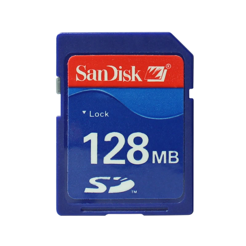5 шт./лот оригинальная SanDisk sd-карта 2 ГБ 1 ГБ 512 Мб 128 МБ 32 Мб 16 Мб SD карта памяти