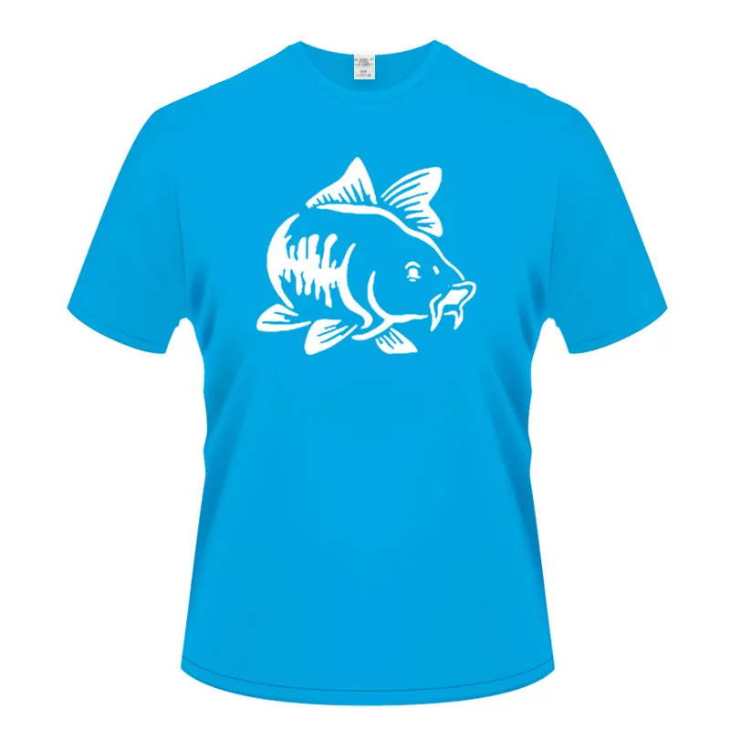 

Carp Fish T-shirt Fishings Ruined My Life 2019 Summer Cool Men'S Short Sleeve T-shirt Casual Cotton Tees Tops