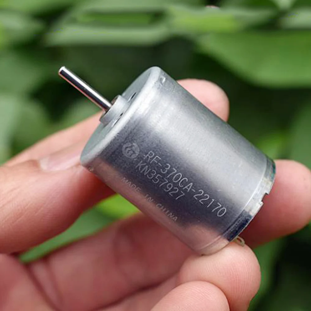 Миниатюрный двигатель Mabuchi RF-370CA-22170 6 в пост. Тока 6000 об/мин щетка из драгоценных