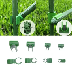 Plant Support Fixed Cross Clip Garden Climbing Rattan Stent Accessories Adjustable Plastic Fastener Suitable for Plant Stakes