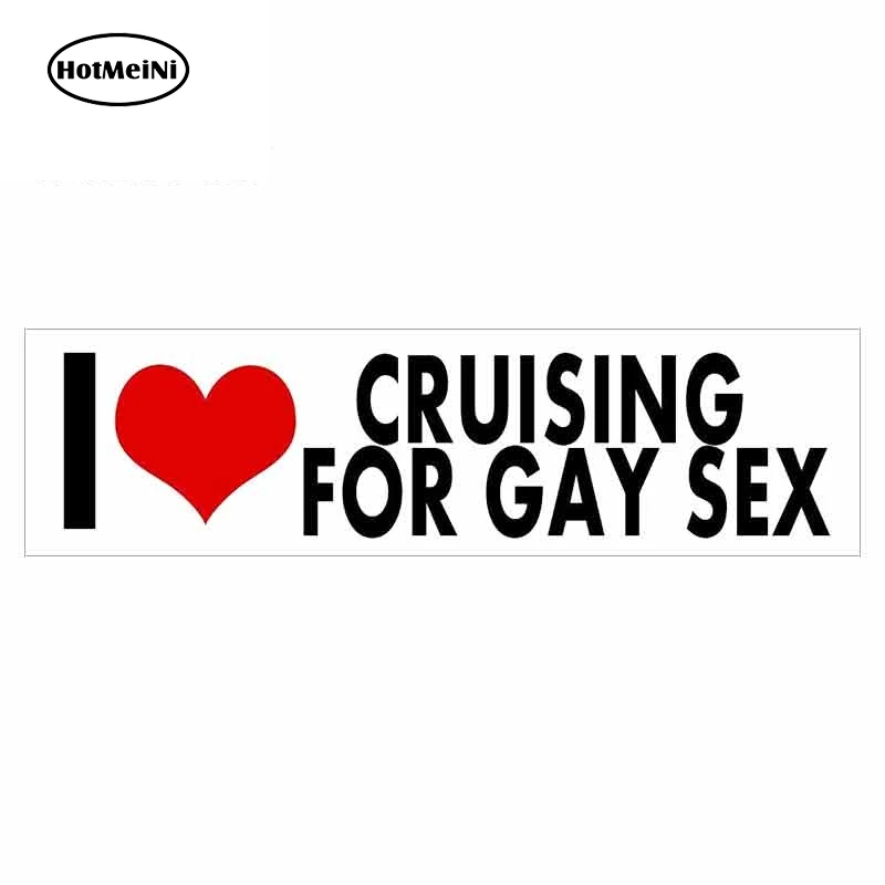 HotMeiNi 13 см x 3 1 для I Love Cruising геев секс знак виниловые наклейки на машину JDM RV VAN 3D DIY