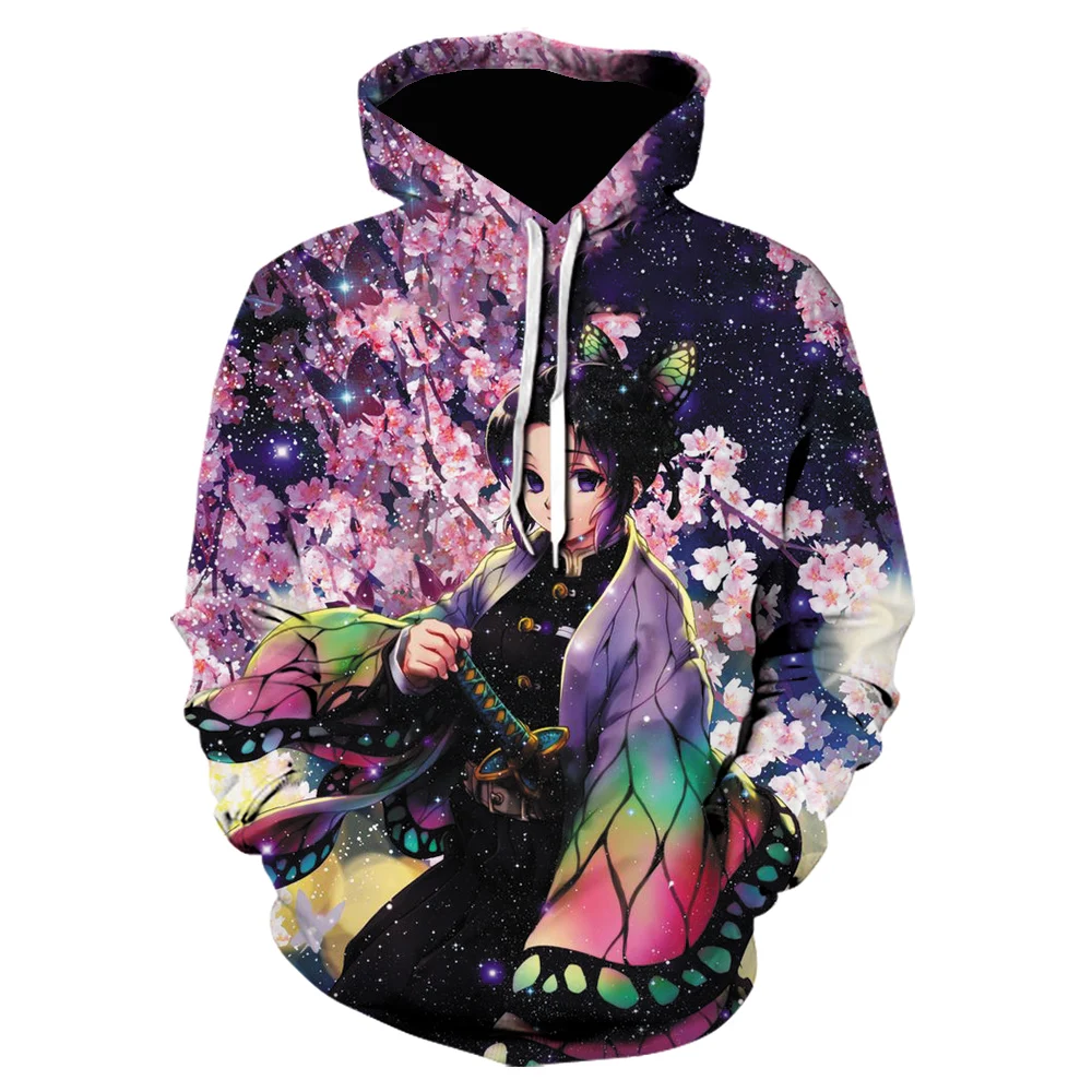 

2021 Spring and Autumn Fashion Men's and Women's Hoodie 3D Printing Anime Sweatshirt Casual Caot