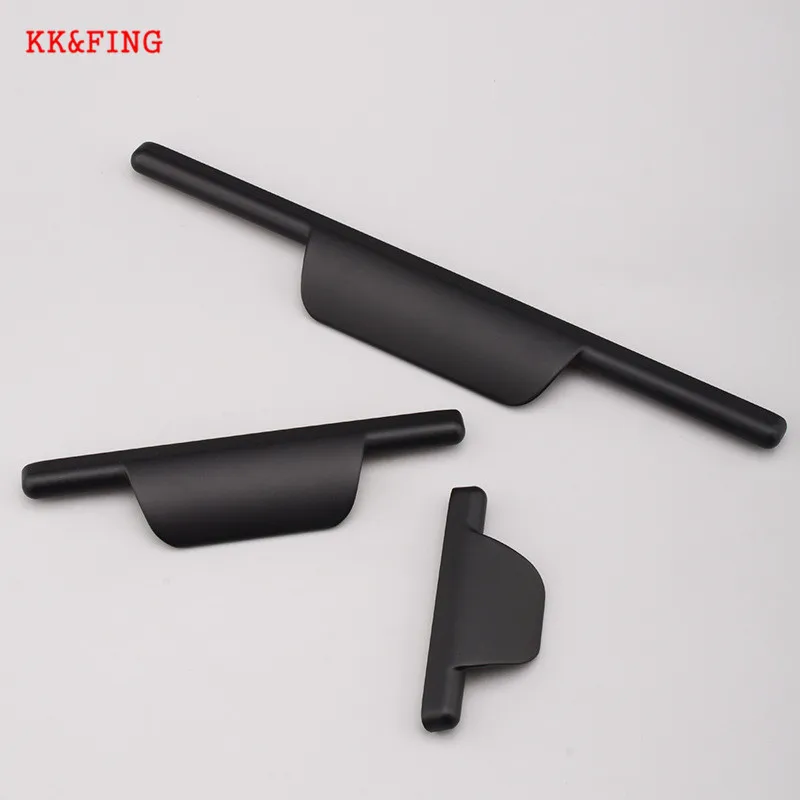 KK& FING американская мода черные ручки и ручки для шкафа ручки для ящика кухонный шкаф дверные ручки для гардероба мебельная фурнитура