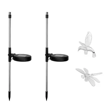 

Outdoor Color-Changing LED Garden Solar light Waterproof Dragonfly/Butterfly/Bird Solar LED for Garden Decoration Path Lawn Lamp