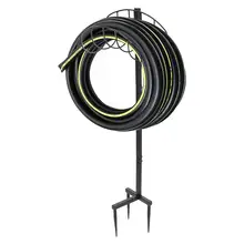 

Garden Hose Bracket Detachable Metal Irrigation Water Pipe Holder Vertical Dangling Hose Hanger Water Pipe Storage Rack