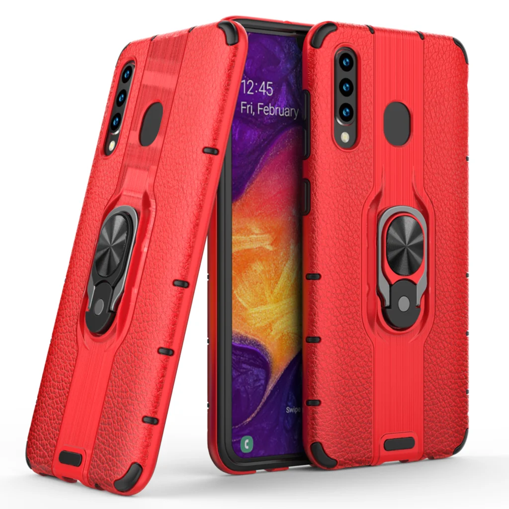 Alita Magnetic Ring Bracket Phone Case For Samsung S10 Case TPU+PC Phone Holder Stand Back Cover Galaxy A50 M20 M30 A40S A7 2018