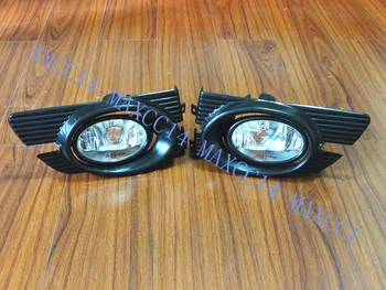 

A Set Front Bumper Fog Light Lamp + Fog Light Cover For Honda Accord 4door 1998-2002 year