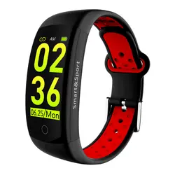 Q6S умный Браслет кровяное давление монитор сердечного ритма Smartband Браслет Водонепроницаемый спортивный фитнес цвета 3D фитнесс часы