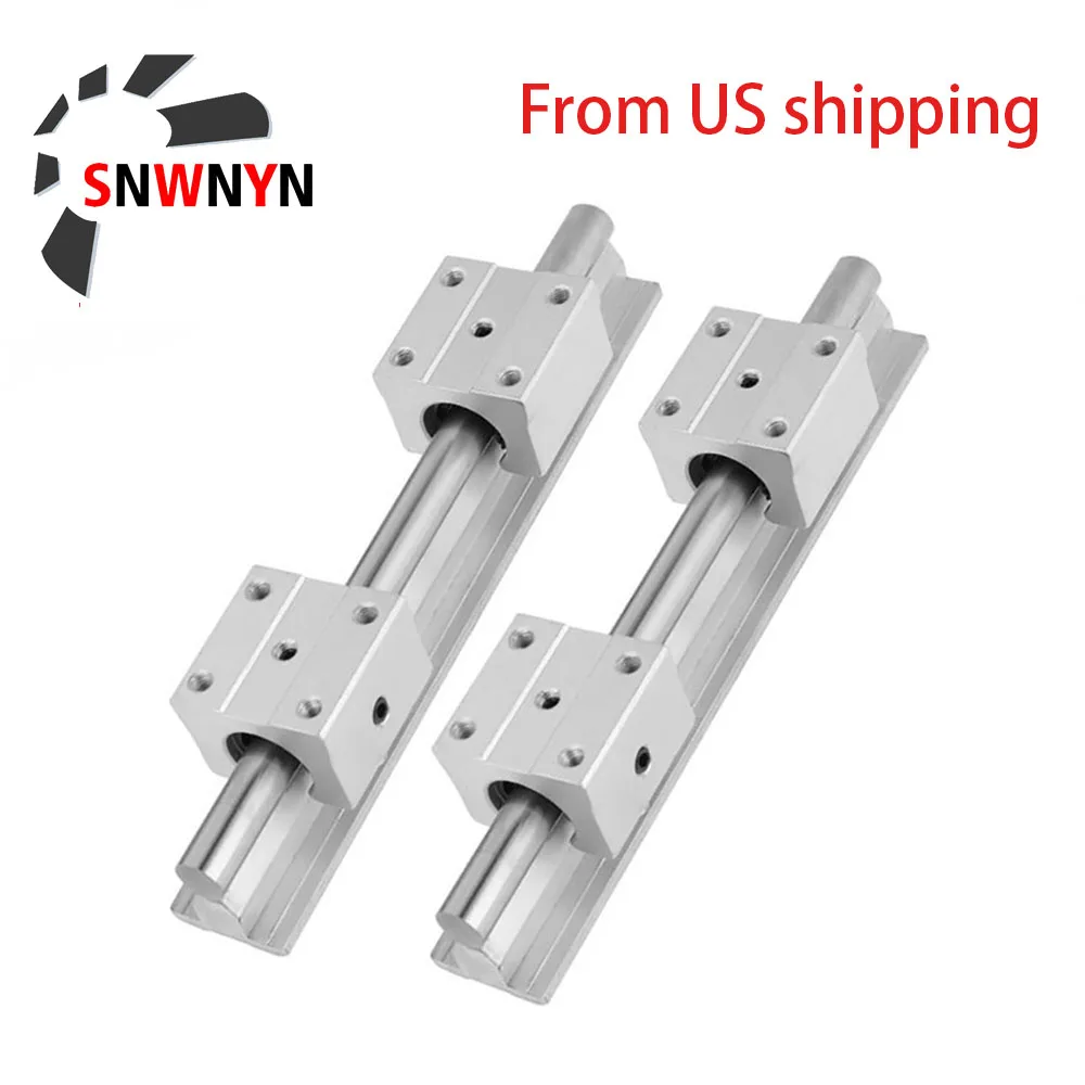 

20mm Linear Guide Rail 2pcs SBR16/SBR12/SBR20/SBR25+4pcs SBR16UU/SBR12UU/SBR20UU/SBR25UU Linear Bearing Blocks For CNC Parts