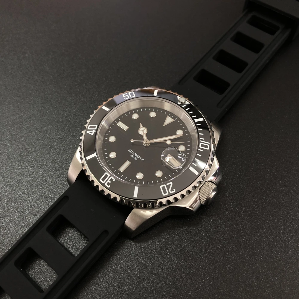 Сталь DIVE 1987 316L сталь нержавеющая 200 м часы для дайвинга механические Япония 8215 автоматические механические мужские часы календарь Luminou