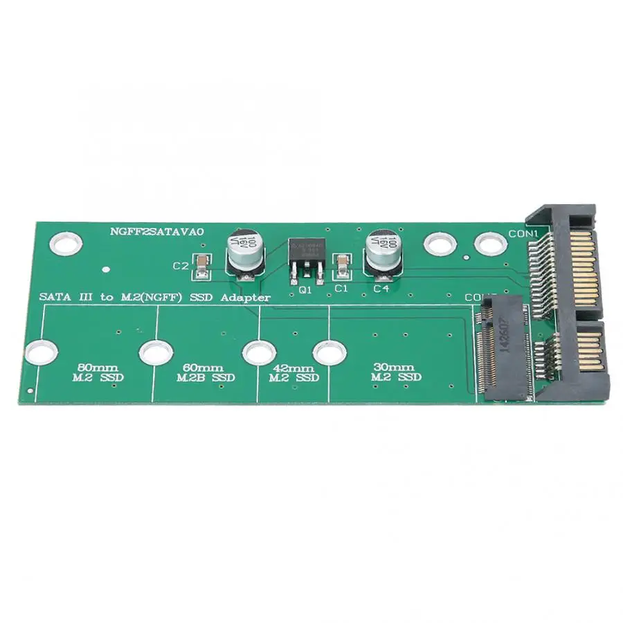 M.2 NGFF SSD на SATA3 6GBbps адаптер Riser Card конвертер для MacBook Pro Unibody 13 дюймов A1278 SSD конвертер