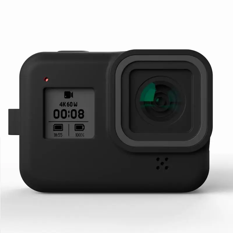 Защитный силиконовый чехол с ремешком на руку для GoPro 8 Спортивная камера аксессуары для спортивных и экшн-видеокамер