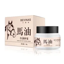 Горячий конский жир сухой кожи пятки Chapped шелушение Исцеление против трещин средство для подтяжки кожи крем уход за ногами