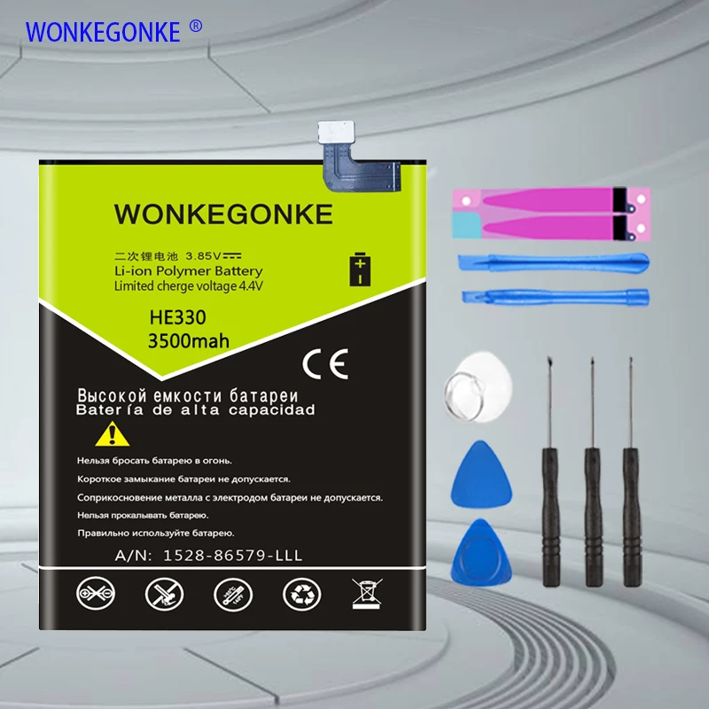 

WONKEGONKE High Quality battery for Nokia HE330 Li-ion Polymer Replacement Batteries Bateria