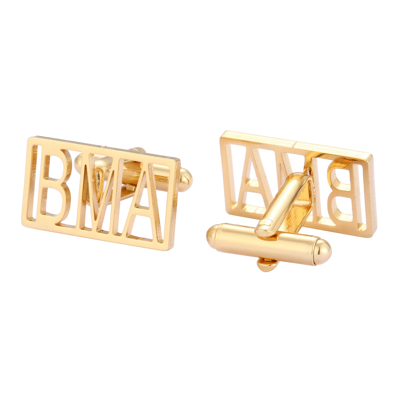 Custom Name Initials Cufflinks Buttons Men Twins Wedding Gift Gemelos Personalizados Boda Cuffs LOGO Shirt Man Jewelry Gifts xinyuexin 4 buttons car key case shell fob for saab 93 95 9 3 9 5 wf 4 abs plastic car replacement key case shell no logo