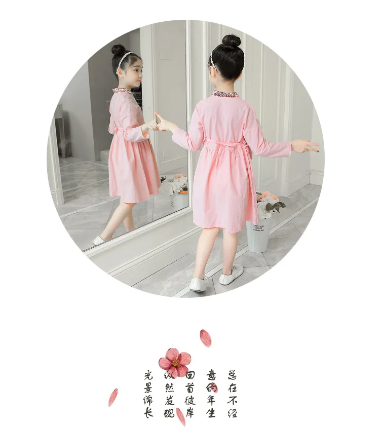 Рубашка с короткими рукавами для девочек; китайский костюм; сезон лето; стиль; детская одежда в китайском стиле; одежда для выступлений; детская одежда; сезон весна-осень