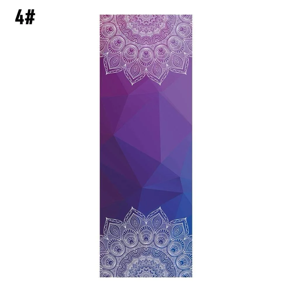 Yoga Blanket Mandola Print Thick Non-Slip Pilates Workout Exercise Gym Home Yoga Mat Towel Sit-Ups Camping Picnic Mats 18368cm (10)