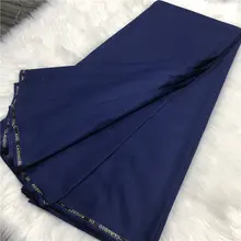 5 ярдов, африканская мягкая кашемировая хлопковая ткань атику для мужчин, ткань для вина, простая атику, кашемировый полировальный материал для мужчин t AK30