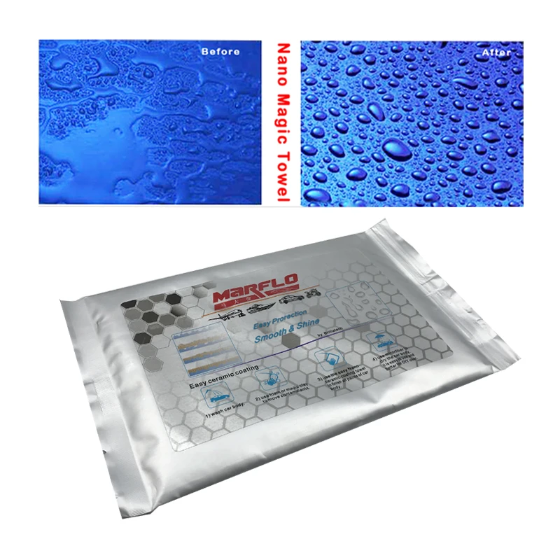 

Marflo Nano Coating Nano Ceramic Paint Crystal Magic Towel for Car Surface