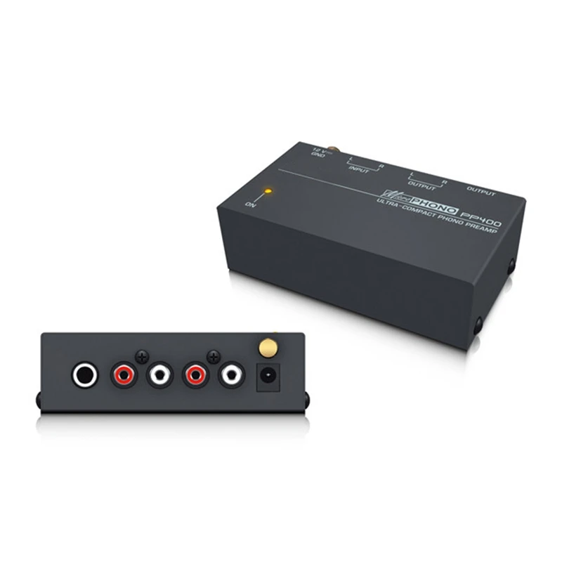 Топ ультракомпактный Phono Предварительный усилитель с Rca 1/4 дюйма ТРС интерфейсы предварительно фонокорректором(штепсельная Вилка европейского стандарта