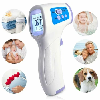 

Non-contact Multi-mode Thermometer Body Or Adult Forehead IR Infrared Sensor Digital Thermometer Without Battery