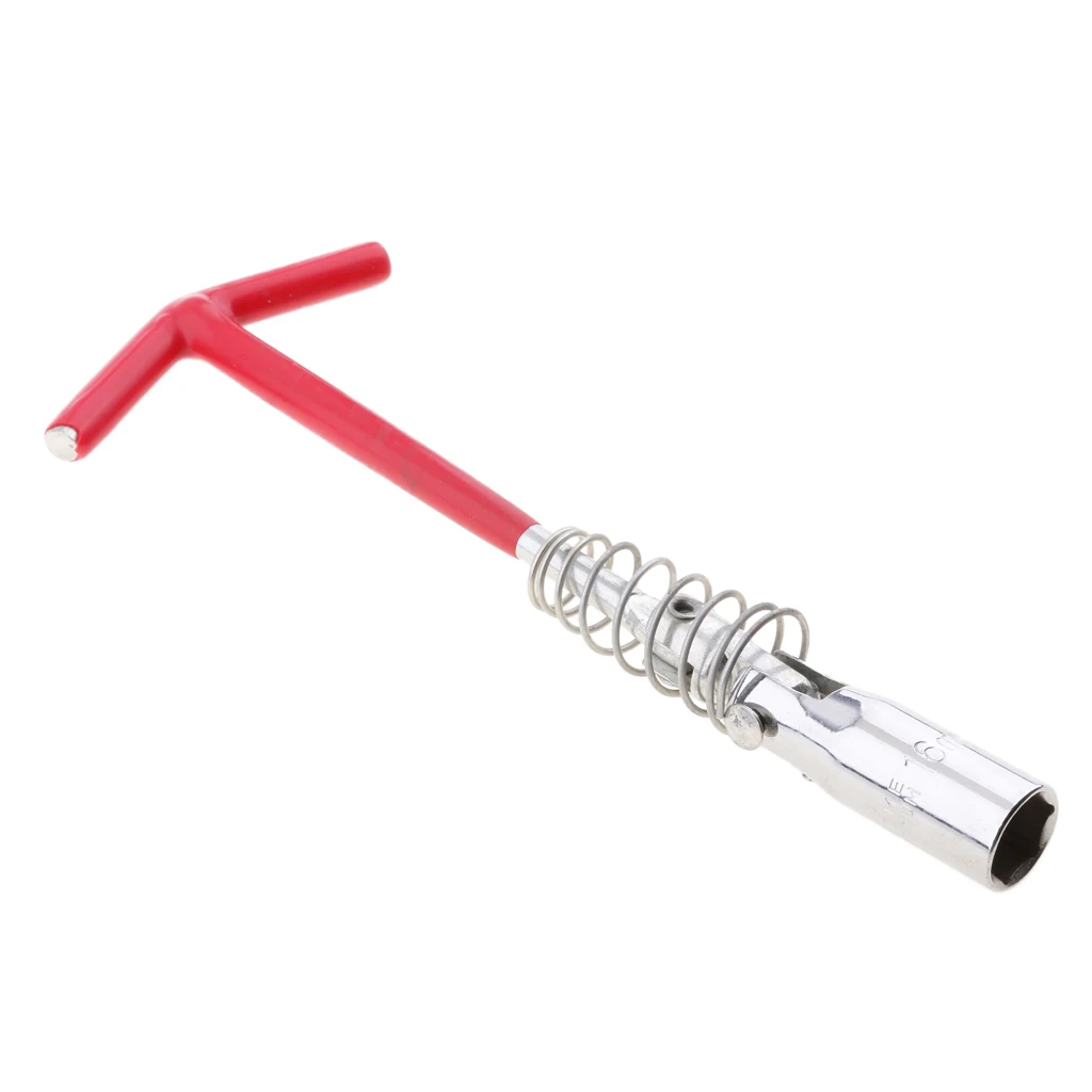 16mm Flexible Spark Plug Removal Tool Socket Wrench Installation Head T-Bar
