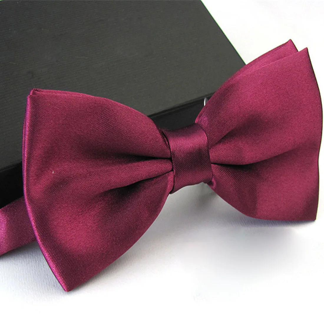 26 Hot Sale 1PC Gentleman Men Classic Satin Bowtie Necktie For Wedding Party Adjustable Male Butterfly Bow tie knot For Man Gifts - Цвет: 26