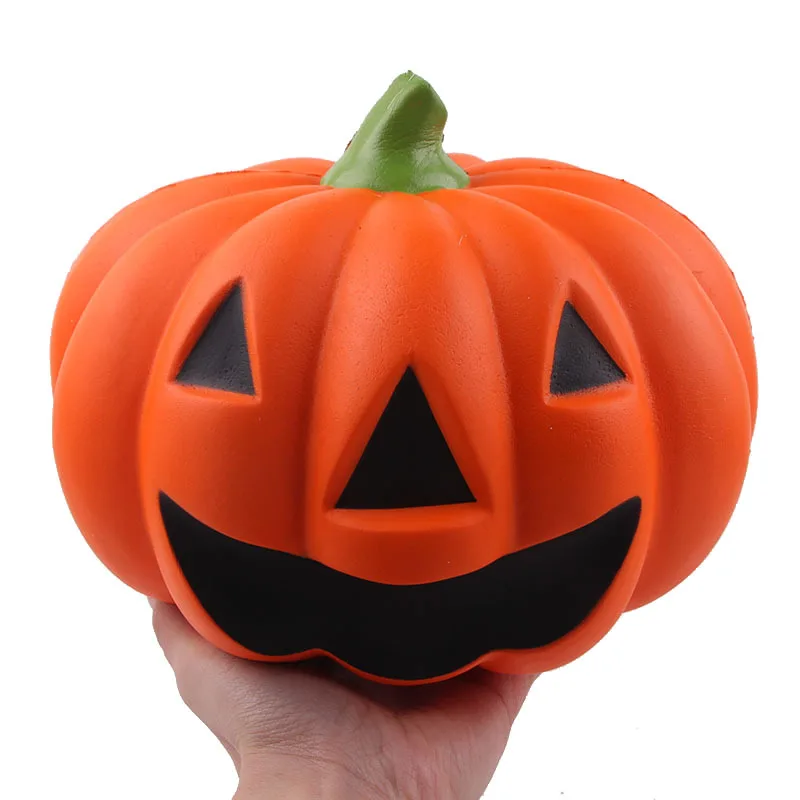 

Jumbo Halloween Galaxy Giant Pumpkin Squishy Slow Rising Squeeze Toys PU Scented Soft Stress Relief Press Plaything 24*22*25CM