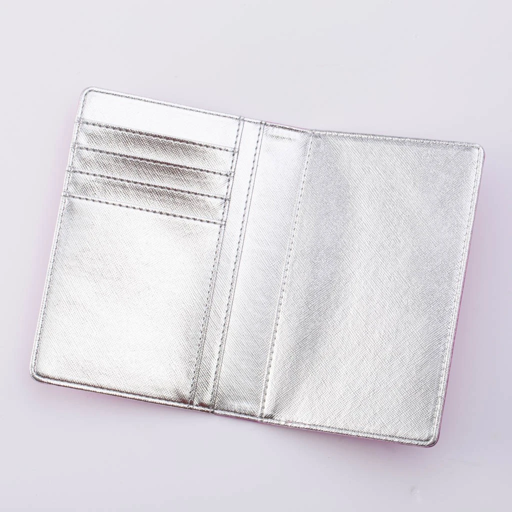 Fashion Trend Women Men ID Credit Card Banquet Letter Card Holder Coin Bag Travel Wallets Holder Double Open 812