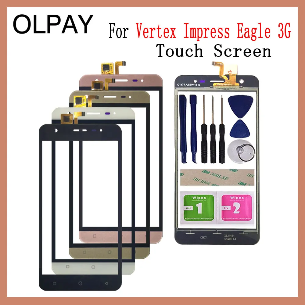OLPAY 5 0 ''Новый 100% оригинальный для Vertex Impress Eagle 3G сенсорный экран стекло