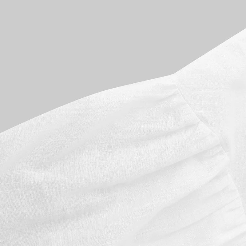 Women Fashion Lantern Sleeve Blouse Celmia Plus Size Solid Sexy V-Neck Pleated Shirt Casual Loose Top Elegant Asymmetrical Blusa