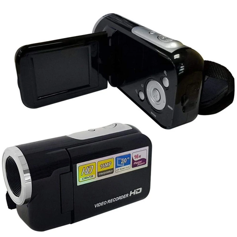 Переносной видео Камера видеокамеры 2 дюймов Экран 16 миллионов пикселей мини цифровой Камера видеокамера JR предложения