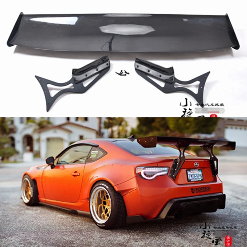 Углеродное волокно/Неокрашенный Черный стекловолокнистый материал G стиль GT 86 BRZ задний спойлер, крыло, багажник для Subaru BRZ для Toyota 86 GT86