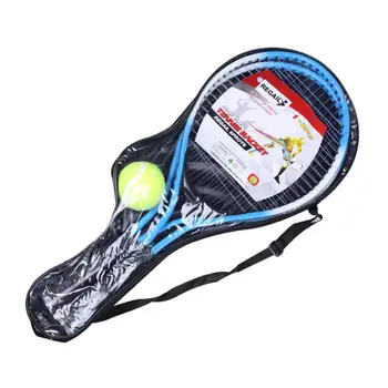 

2PCS Children Tennis Rackets Set Stable Beginner Practice Rackets Aluminium Alloy Frame With Firm Nylon Wire Tennis Training