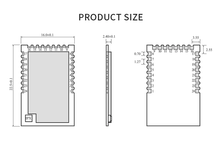 CC2530 F256+ PA Zigbee 2,4 ГГц беспроводной модуль cdebyte E18-MS1PA1-IPX Zigbee макетная плата IPEX IPX приемопередатчик данных