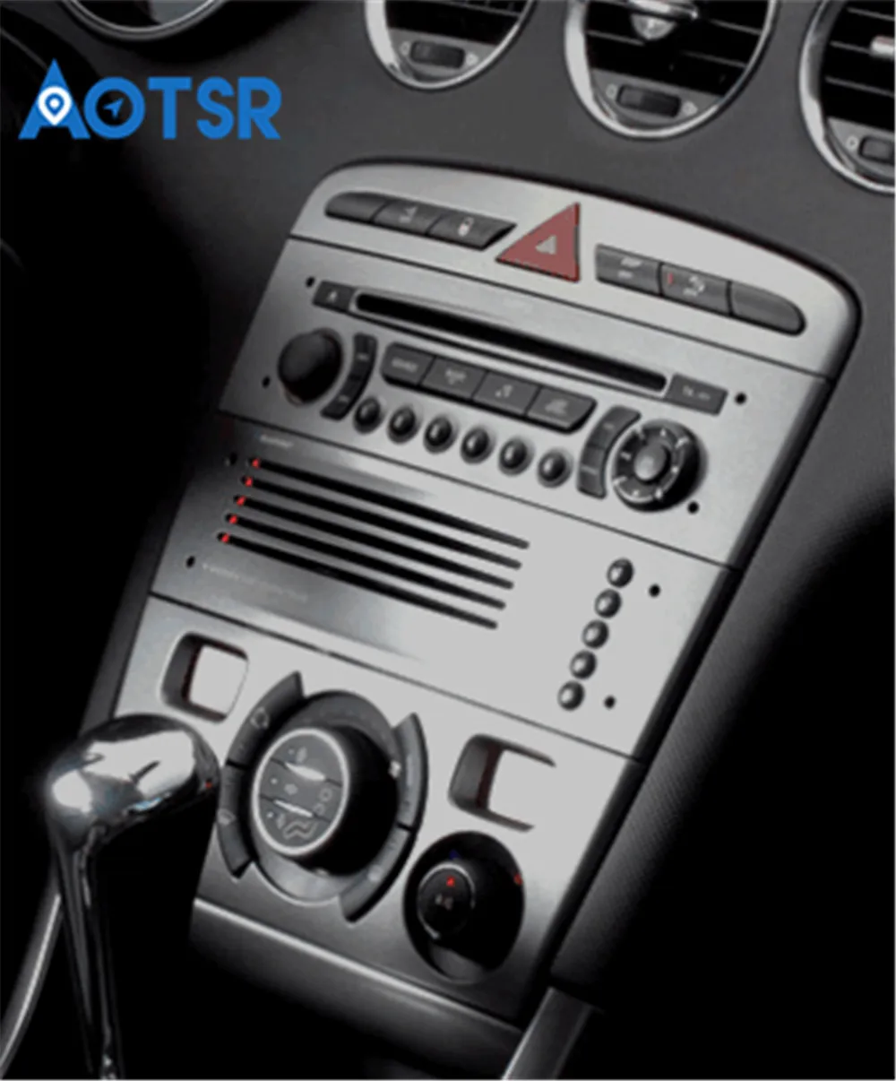 Sale Aotsr Android 9.0 GPS Navigation Car DVD Player For Peugeot 408 308 308SW Car Radio Recorder car radio tape recorder auto stereo 1