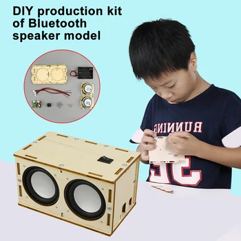 

Safe Kids Adults Science Experiment STEM Learning Non Toxic Electronic Sound Amplifier DIY Bluetooth Speaker Box Kit Handmade