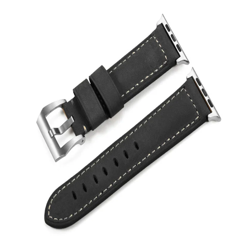New Genuine Leather Strap Loop For Apple Watch 4 5 Band Size 40/44/42/38mm Sports Strap For iwatch Series 3/2/1 Bracelet band New Genuine Leather Strap Loop For Apple Watch 4 5 Band Size 40/44/42/38mm Sports Strap For iwatch Series 3/2/1 Bracelet band