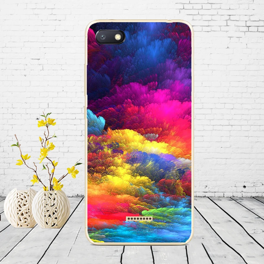 Силиконовый чехол для xiaomi redmi 6a защитный чехол Мягкий ТПУ чехол для телефона Чехлы для xiaomi redmi 6A чехол бампер 6a Coque - Цвет: B13