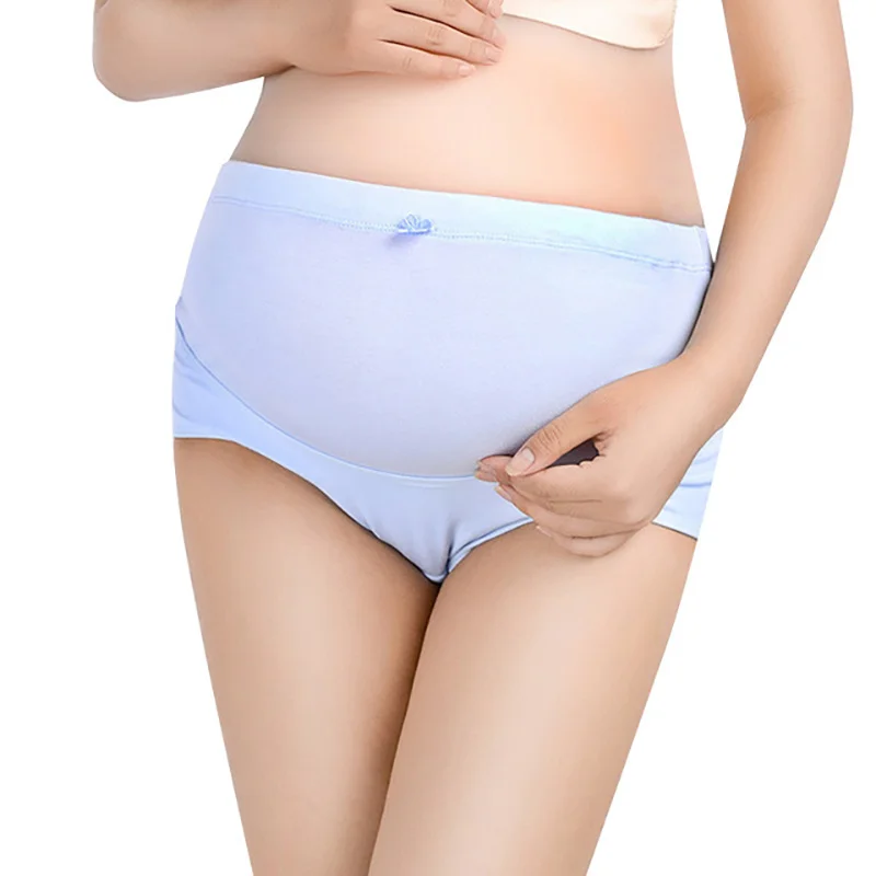 

Maternity&Pregnancy Women 's High-waist Panties Solid Seamless Soft Care Abdomen Underwear Bandage For Pregnant Women Underpants