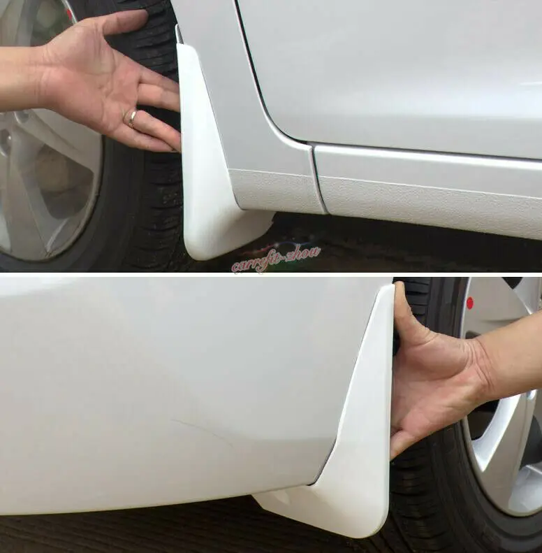 

For Hyundai Elantra 2017-2019 2020 WHIT MUD FLAP FLAPS SPLASH GUARDS MUDGUARDS*4