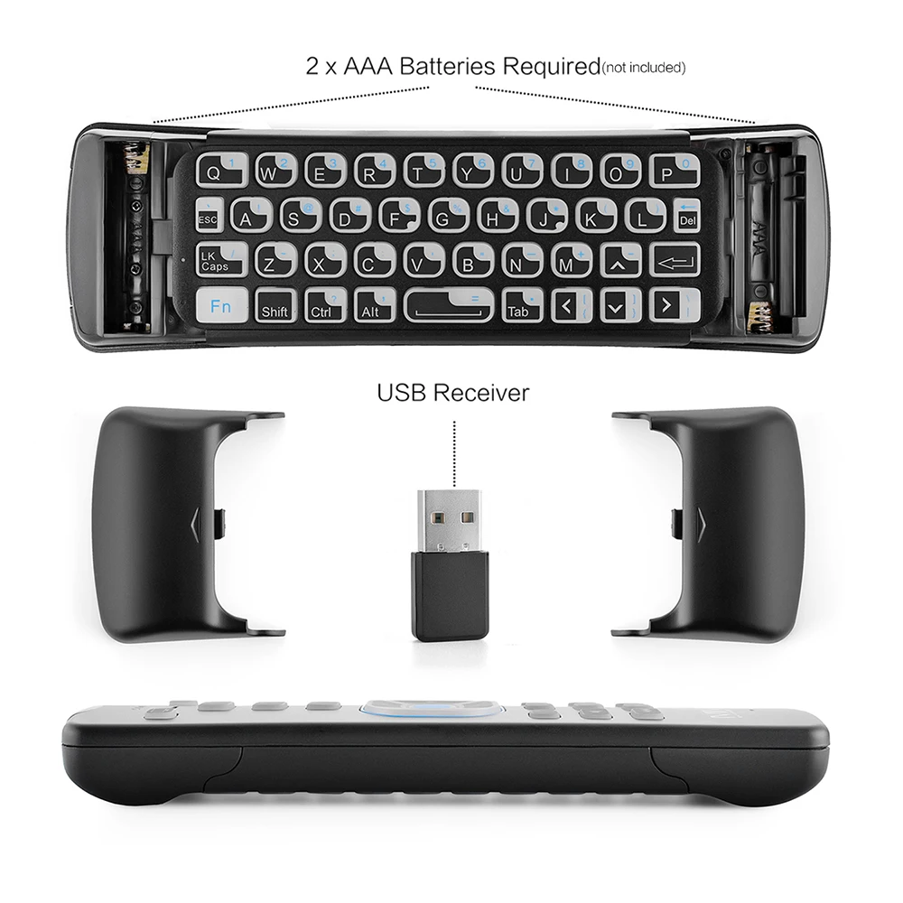MINIX NEO W2 2 4 ГГц мини беспроводная клавиатура Windows в 1 Пульт дистанционного