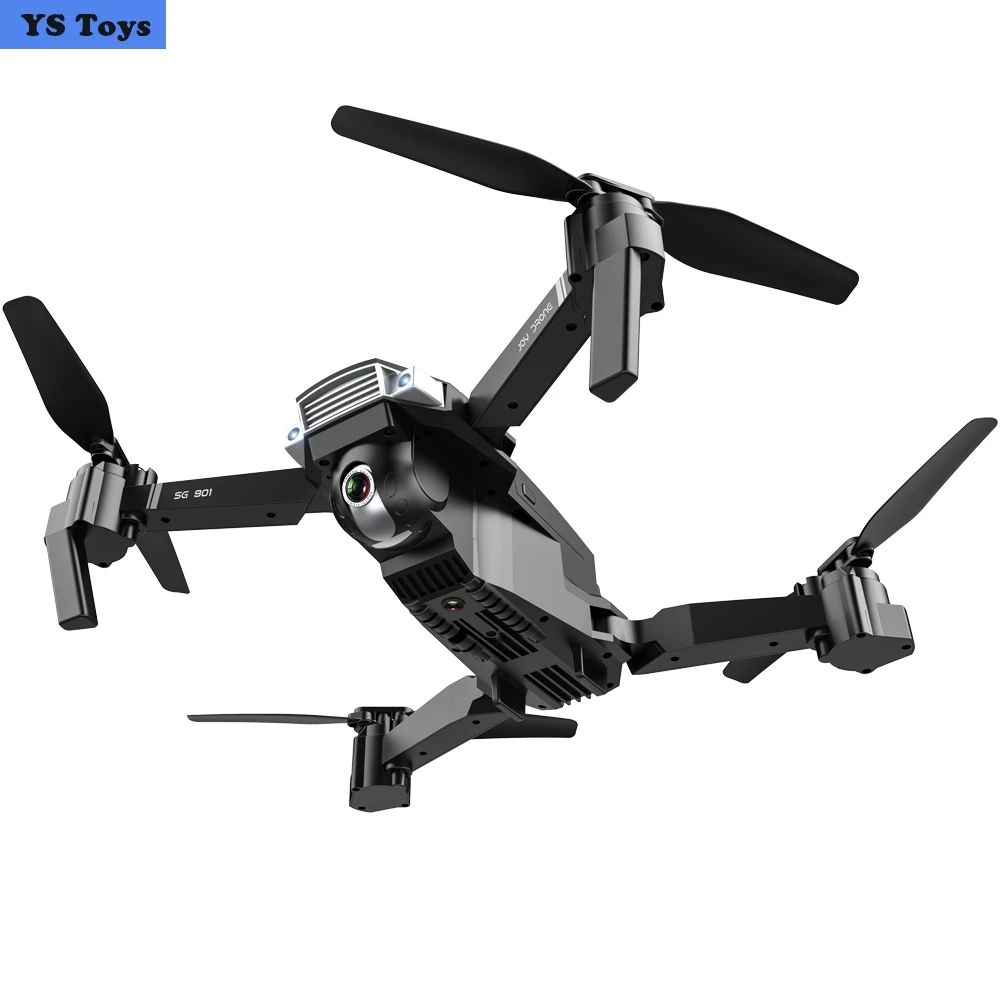 Радиоуправляемый Дрон с 4K HD Wifi FPV камерой оптический поток двойная камера Вертолет игрушки Квадрокоптер складной 18 минут длительный срок службы батареи Дрон