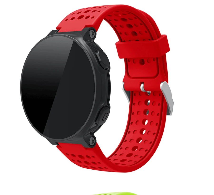 8 цветов Силиконовый ремешок для часов Garmin Forerunner 220 230 235 630 620 735 ремешок для часов Approach S20 S5 S6 умные часы